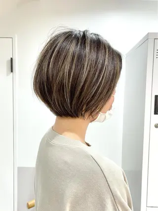 ショート GRAFF  hair GINZA所属・オカダ ノゾミのヘアスタイル