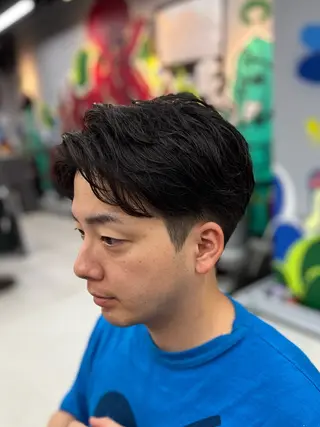 ショート パーマ メンズ 錦糸町/Men's cutパーマ石川史弥のヘアスタイル