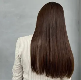 ロング カラー パーマ ban's beauty dream所属・透明感／髪質改善 ／ りかのヘアスタイル