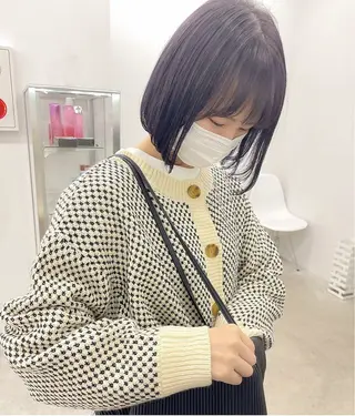 ミディアム rino カットモデル/名古屋のヘアスタイル