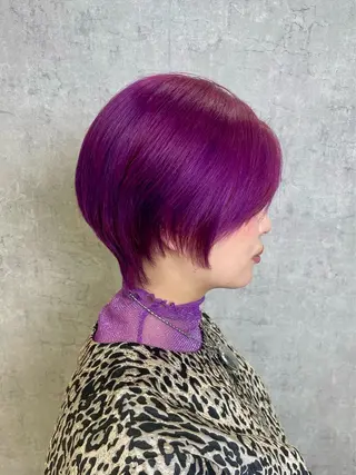 ショート カラー shiho/金山 💎ケアブリーチ◎のヘアスタイル