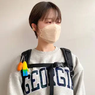 ショート 中屋恵美🎨 Designカラーのヘアスタイル