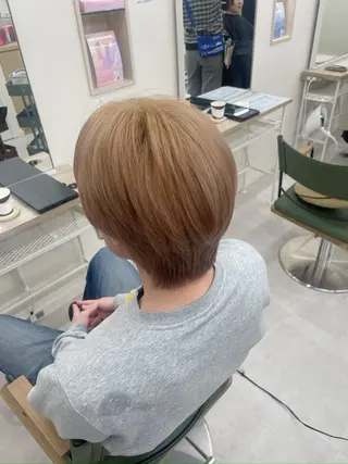 カラー メンズ NaVIユウジ ブリーチカラーのヘアスタイル