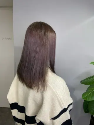 セミロング soyon心斎橋所属・♡透明感/艶カラー/ M a I ♡のヘアスタイル