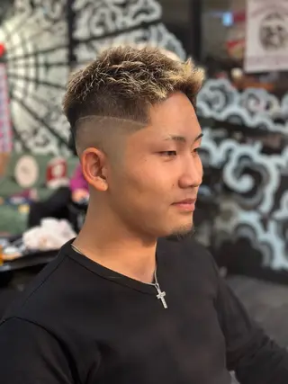 メンズ SON＆MARLEY'S BAR BER所属・Yu gaのヘアスタイル