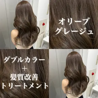 セミロング カラー 🌿透明感赤み消し Keishin🌿のヘアスタイル