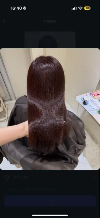 セミロング Zina 熊本店 ワンホン/Juranのヘアスタイル