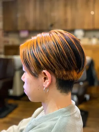 ショート カラー メンズ affect 上大岡所属・《髪質改善・縮毛矯正 /ブリーチ》坂本爽のヘアスタイル