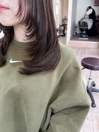 ロング カラー ヘアアレンジ 新越谷noble店長 松本拓也▶◀*.のヘアスタイル