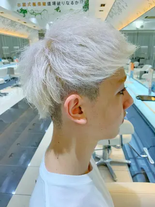 カラー メンズ 赤み消しカラー /透明感カラー 上長のヘアスタイル