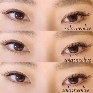 マツエク・マツパ sola: neolive山崎のマツエク・マツパデザイン