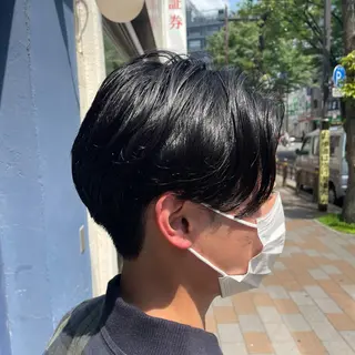 ショート パーマ メンズ すげ さやかのヘアスタイル