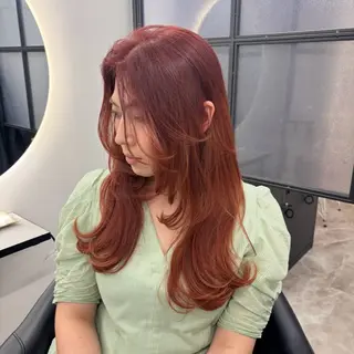 ロング カラー Ren. 🦋デザインカラーのヘアスタイル