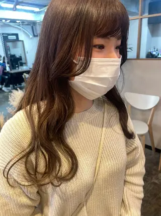 ロング まいか🤎髪質改善 ミルクティーボブ🎀のヘアスタイル