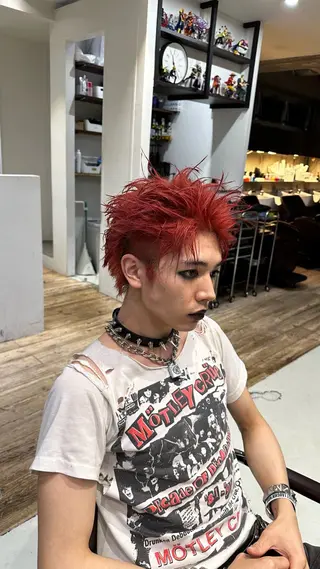 カラー メンズ fifth原宿 宮部蓮のヘアスタイル