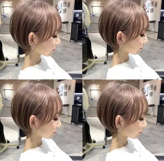 ショート 韓国ハッシュカット/ 新宿/髪質改善/岡崎のヘアスタイル
