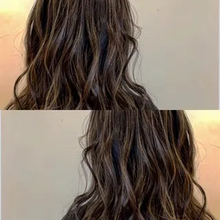 ロング カラー ヘアアレンジ 美容室sand 横浜のヘアスタイル