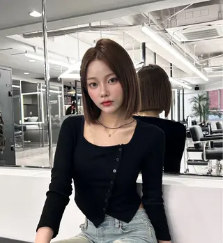 ショート ヘアアレンジ LANDS RiaOSAKA【ランズ リアオオサカ】所属・LANDS Hitomiのヘアスタイル