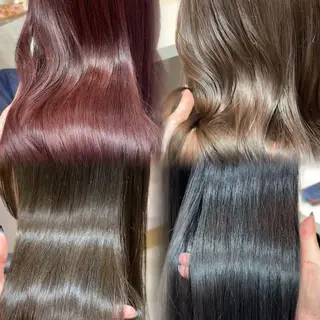 ロング カラー RIN🩶レイヤー /ハッシュカットのヘアスタイル