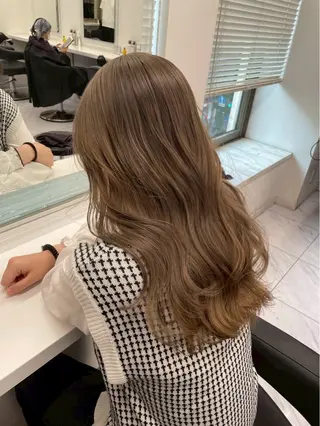 ロング カラー トレンドカラー🩵 羽衣🎀横浜🪄ྀིのヘアスタイル