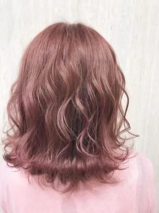 ミディアム カラー 田中 アキオのヘアスタイル