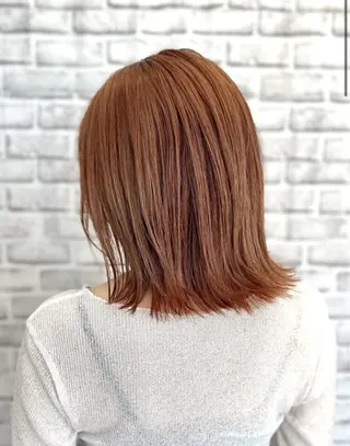 ミディアム 土谷 楓のヘアスタイル