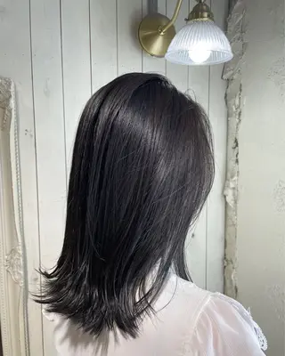 ミディアム カラー ☁️透明感カラー☁️ Reikaのヘアスタイル