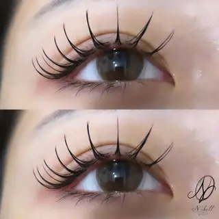 マツエク・マツパ 大阪梅田 ナシェル Kako🦋のマツエク・マツパデザイン