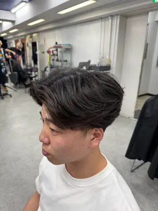パーマ メンズ クラシックスタイル 💈鈴木洵誠のヘアスタイル