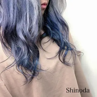 カラー 🦖店長🦖pino #しのだスペシャルのヘアスタイル