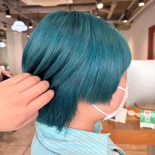 ショート カラー ユウナ🎀暖色/オリ ーブカラー/レイヤーのヘアスタイル
