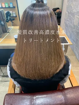 セミロング HAIR SALONgenie (ヘアーサロンジーニー)所属・嶋崎 啓人のヘアスタイル