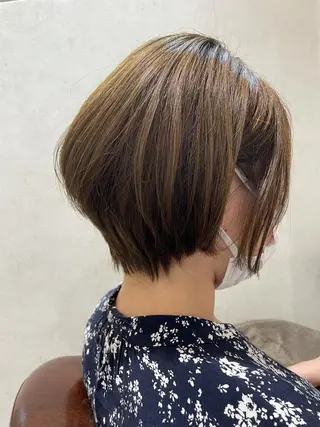 ショート 透明感カラー💎 AYAのヘアスタイル