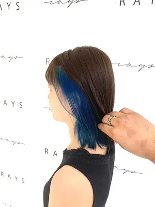 ミディアム ハニーバイ コードのヘアスタイル