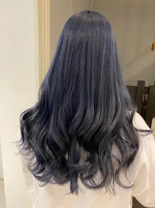 ロング カラー 🌈評価No.1🌈 艶髪カラー❌エクステのヘアスタイル