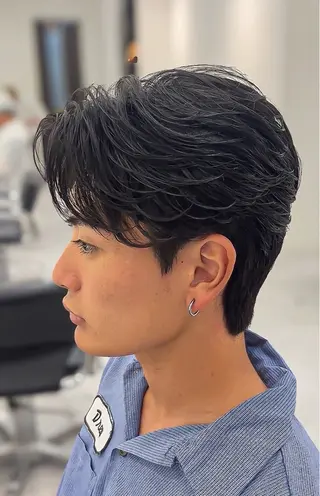 パーマ メンズ メンズ専門/パーマ 特化/栄/北出瑞貴のヘアスタイル