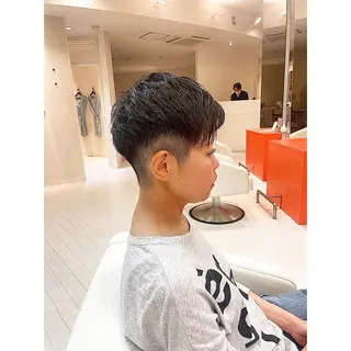 ショート 前さこ 結衣のヘアスタイル