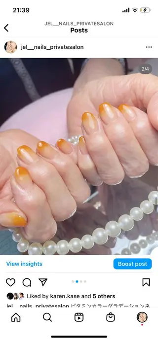 ネイル 加瀬 アンジェリーのネイルデザイン