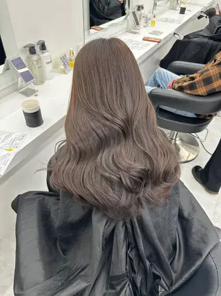 ロング カラー パーマ ヘアアレンジ メンズ キッズ ♥️韓国ヘア レイヤー♥️ゆりのヘアスタイル