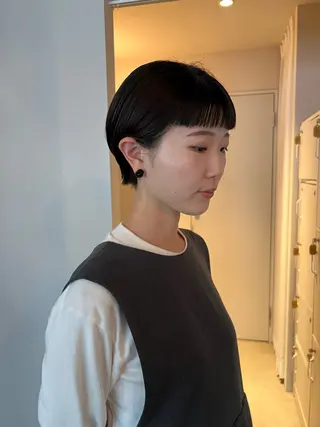 ショート 伊藤 美咲のヘアスタイル