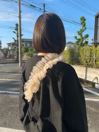 ショート 🫧透明感カラー 🫧久留米美容室のヘアスタイル