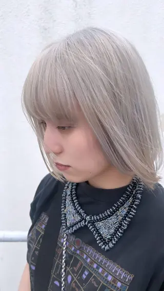 ショート カラー NYNY☃️上新庄 ❄️石川瑠青のヘアスタイル