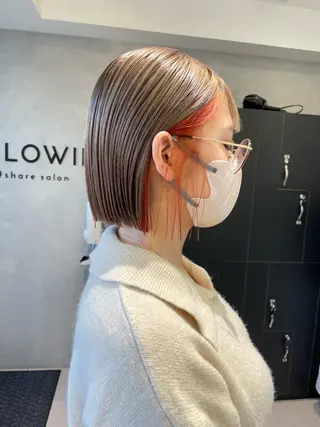 ショート カラー メンズ特化 パーマ/オザワのヘアスタイル