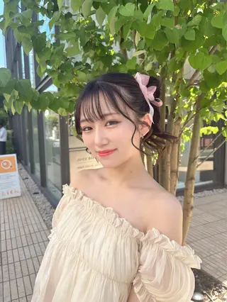 セミロング 鈴木 彩莉のヘアスタイル