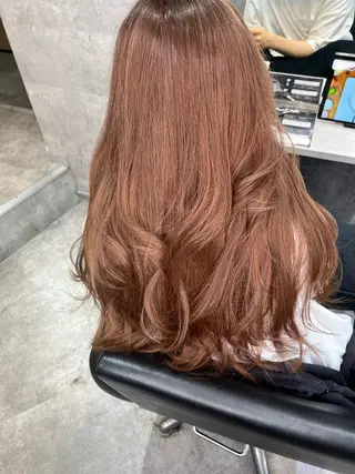 ロング カラー ヘアアレンジ ダブルカラー 新宿のヘアスタイル
