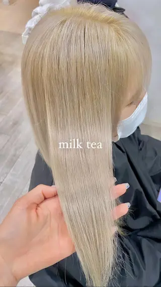 ロング カラー 美髪クリエイター マリアのヘアスタイル