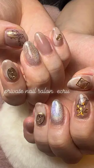 ネイル ecru エクリュのネイルデザイン
