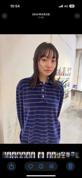 ミディアム ボブ/ミディアム 大城ちはるのヘアスタイル