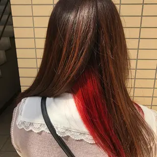 セミロング カラー 辻堂メンズ特化 YU-YAのヘアスタイル