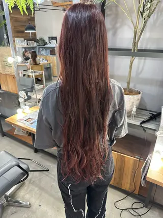 ロング カラー 溜 一太のヘアスタイル